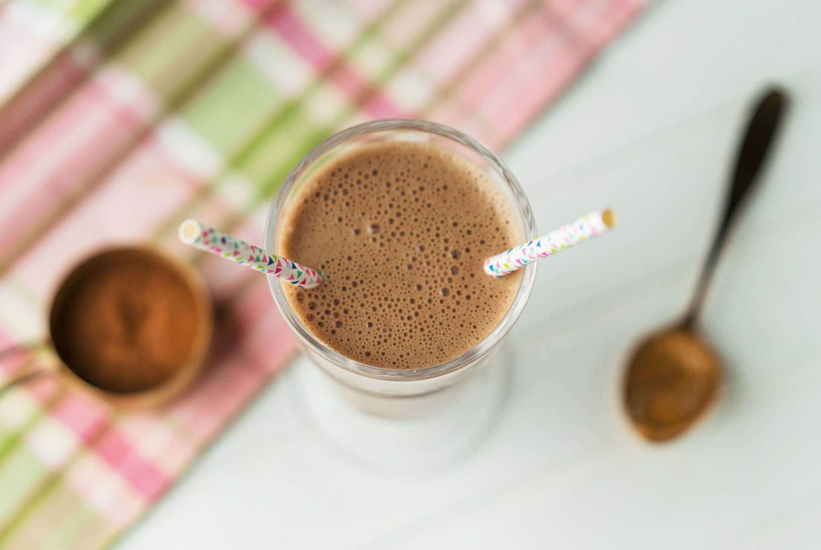 Chocolate Peanut Butter Banana Smoothie