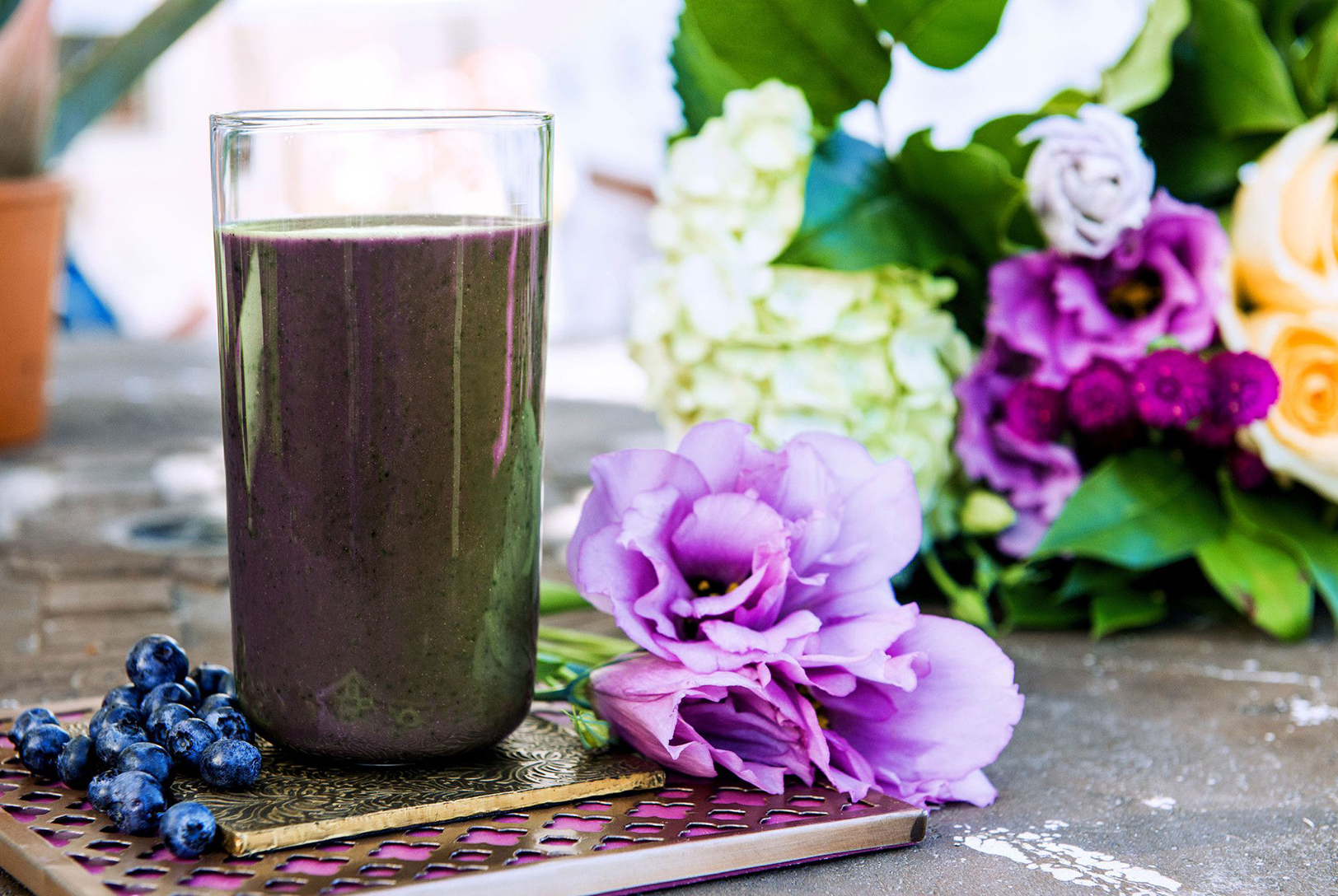 Wild Blueberry Celery Smoothie