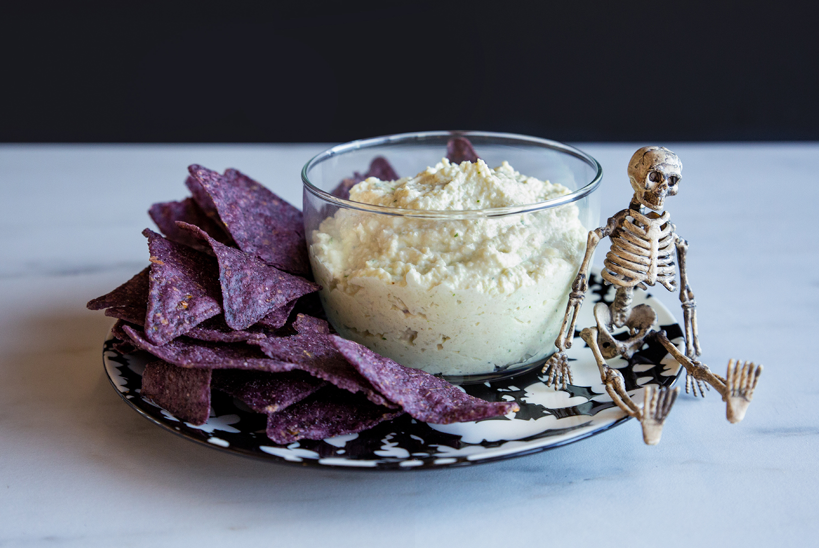 Spooky Herb Roasted Cauliflower Dip