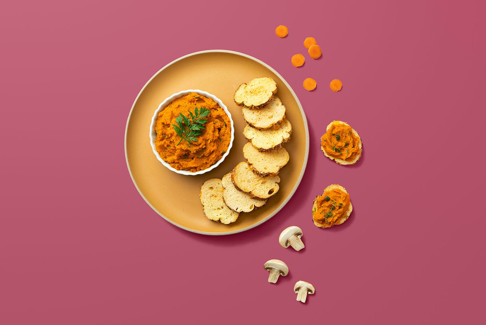 Mushroom and Carrot "Paté"