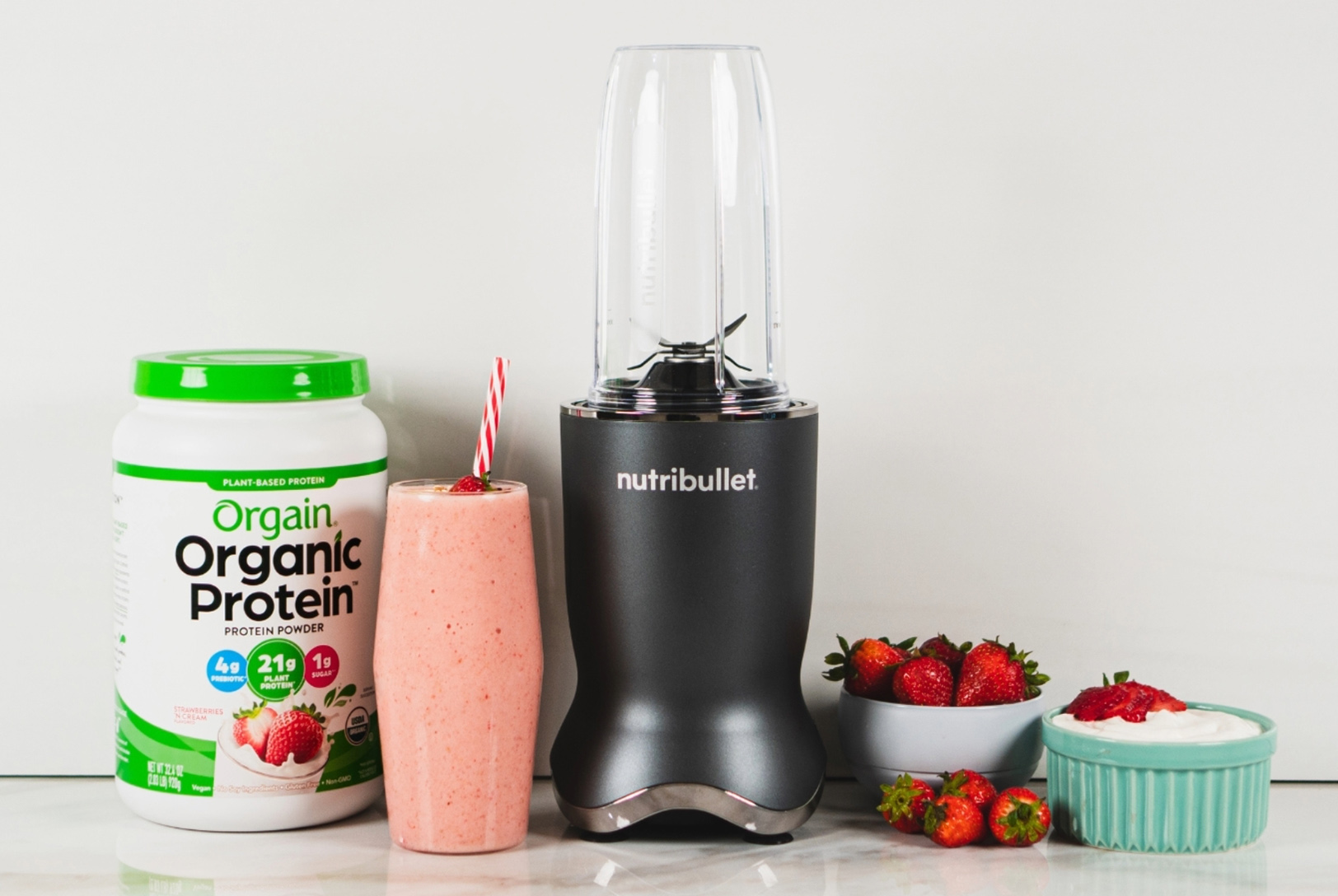 Berries n' Cream Protein Smoothie
