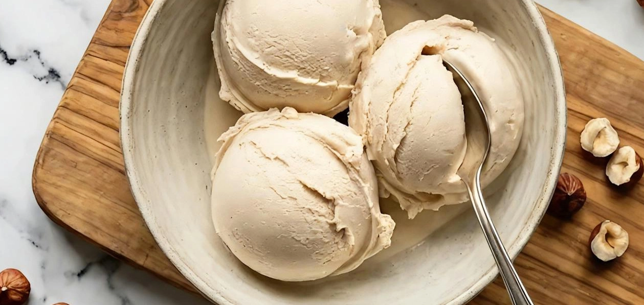 Creamy Hazelnut Ice Cream